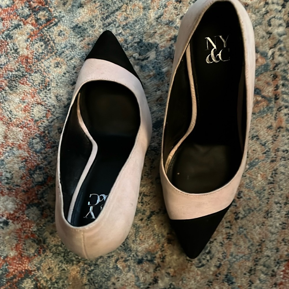 Pink & Black Heels